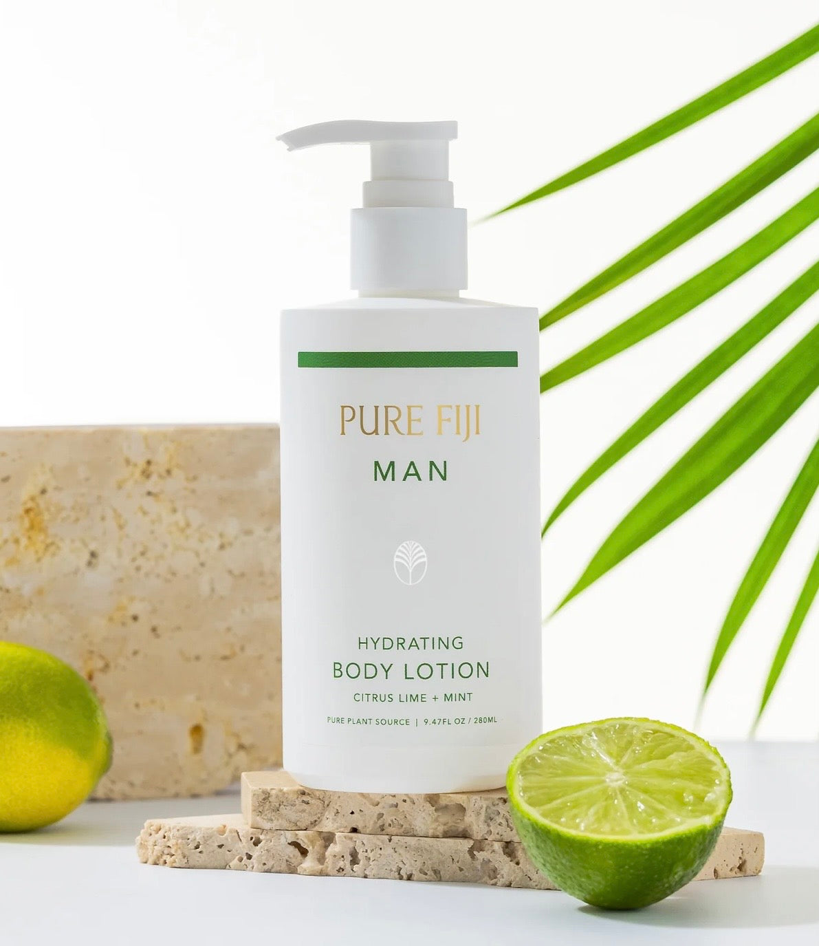 Pure Fiji Man Hydrating Body Lotion Citrus Lime And Mint